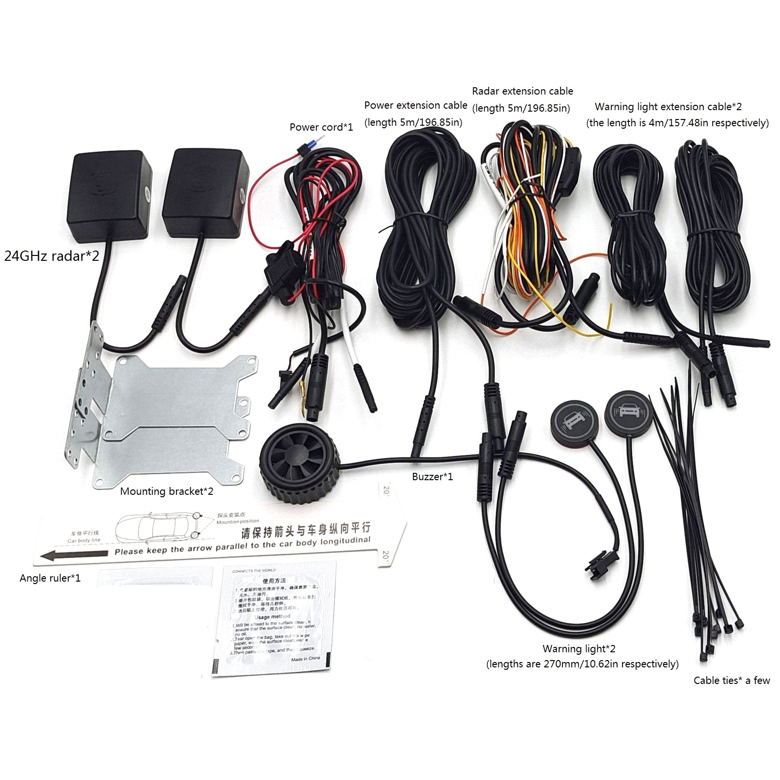 Blind Spot Detection System 24Ghz Radar - Radar a onde millimetriche da 24Ghz