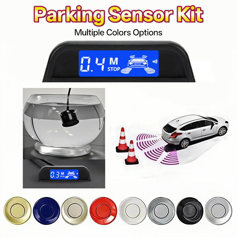 Parking Sensor Buzzer Display Indicator - Kit sensori di parcheggio Hippcron Display
