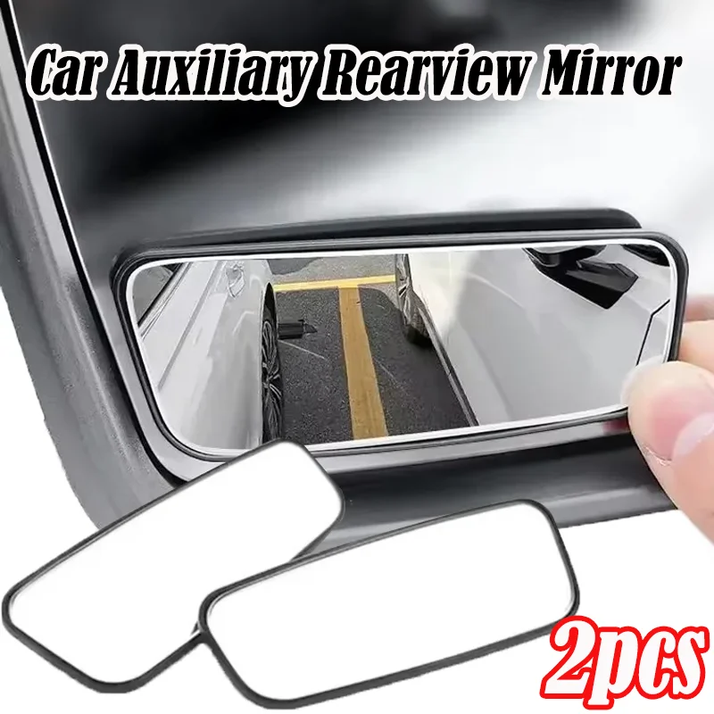 Blind Spot Mirror Wide Angle Convex 2Pcs - 2 Pezzi Specchietti Retrovisori Ausiliari Regolabili