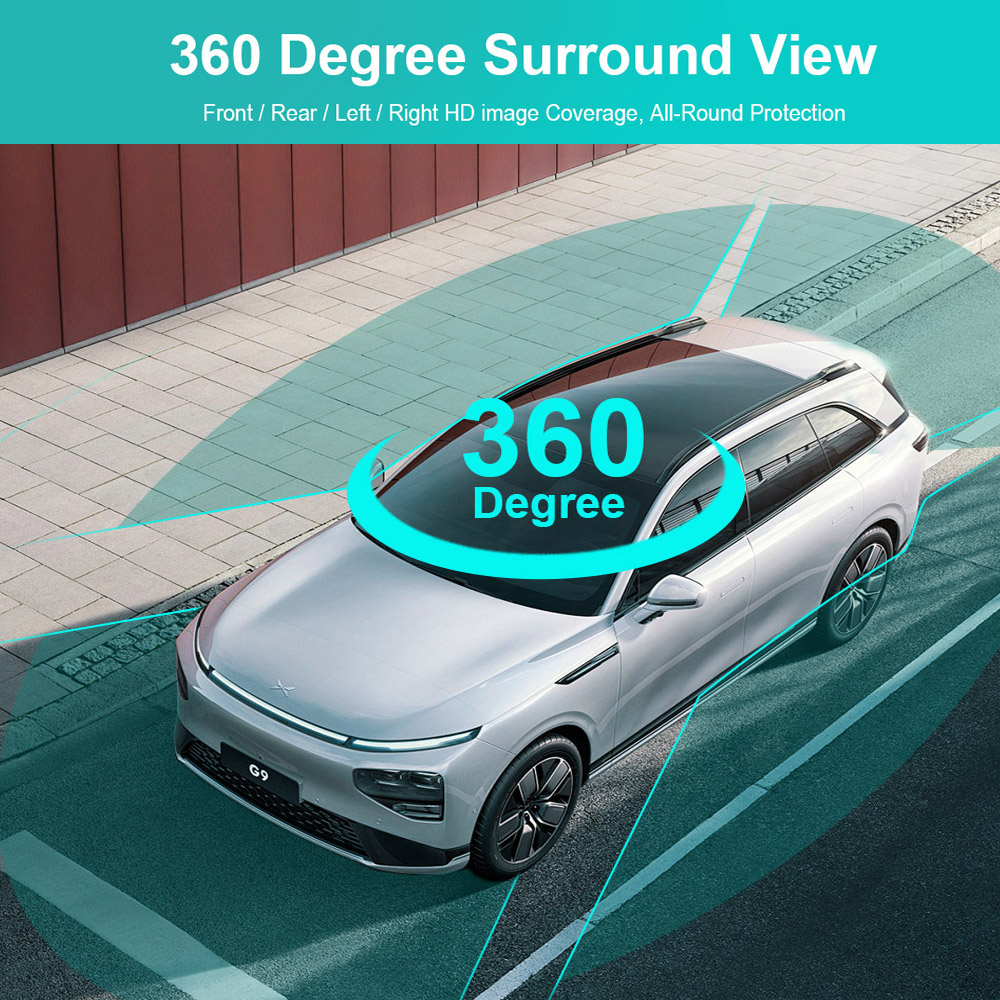 QMKJ telecamera Surround a 360 - 360 Degree Bird View Car Camera System recensione e prezzo