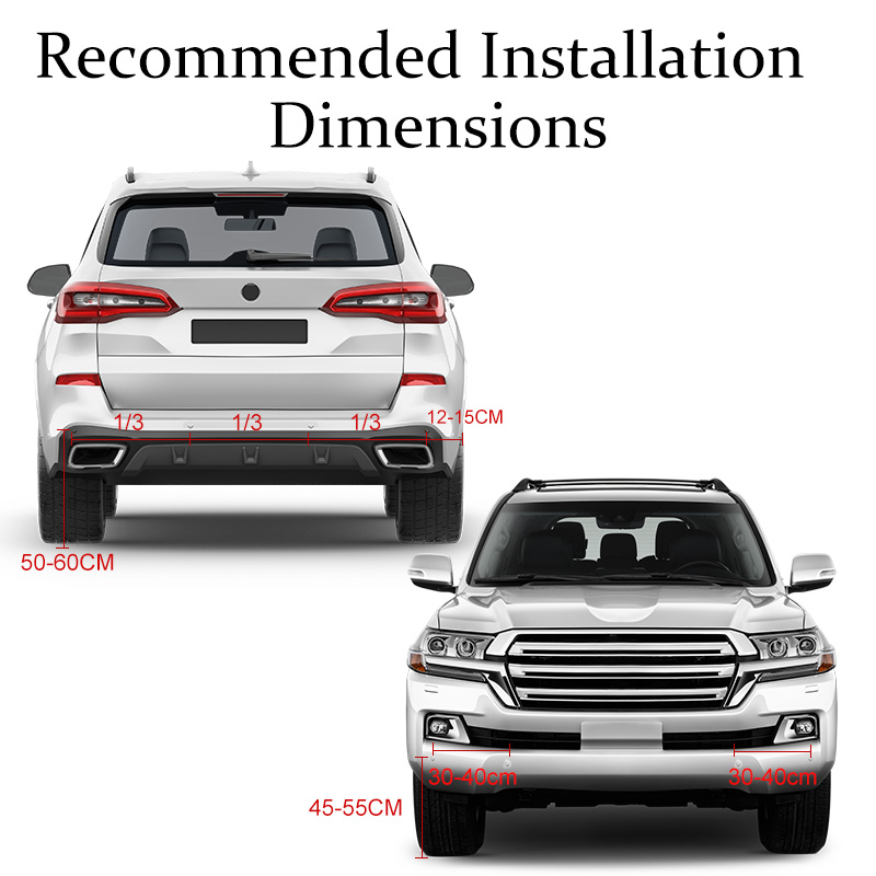 Kit di 8 sensori di parcheggio - Car Parking Sensor 8 Sensor Front Rear recensione e prezzo