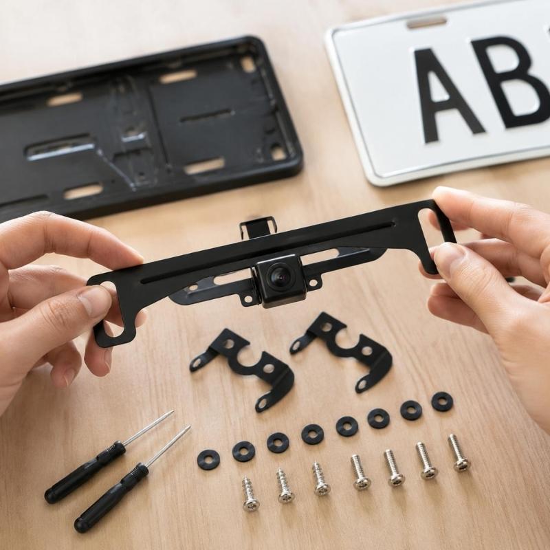 Set riparazione per supporto t - License Plate Backup Camera Frame Mount recensione e prezzo