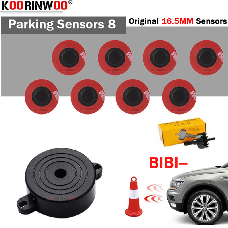 Sensori di Parcheggio Auto Koo - Car Parking Sensor 8 Sensor Front Rear recensione e prezzo