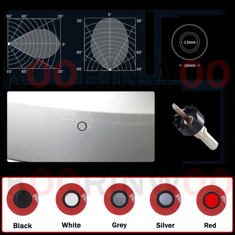 Sensori di Parcheggio Auto Koo - Car Parking Sensor 8 Sensor Front Rear recensione e prezzo